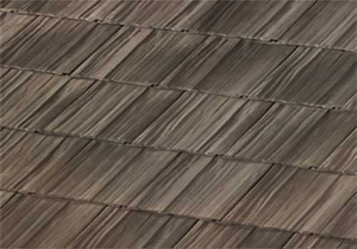 Different shades of brown boral monterey shake roof